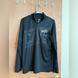 NBA Black Cavs Quarter-Zip Jacket